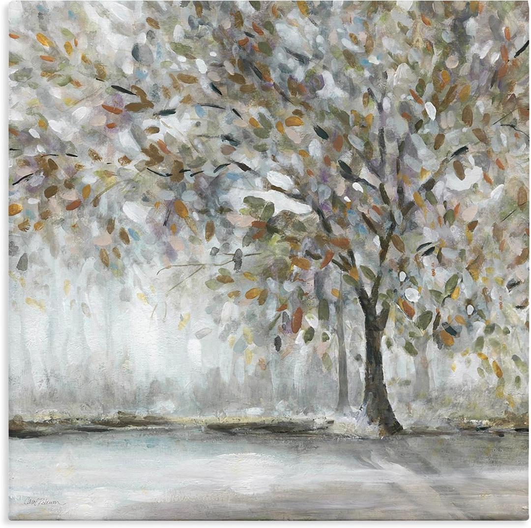 Woodland Tree Nature, 24 x 24 Inch Canvas Wall Art