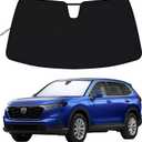 Windshield Sun Shade for Honda CRV 2023 2024 2025 2026 Premium 310T Reflective Polyester UV & Heat Blocker,Reduces Interior Temperature,Custom Fit Foldable with Storage Pouch