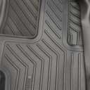 OEDRO Floor Mats for Honda Pilot 8 Passenger (No Elite Models) 2016-2022 All-Weather TPE Waterproof Floor Liners Includes 1st, 2nd and 3rd Row: Full Set Black Car Accessories