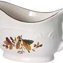 Pfaltzgraff Autumn Berry Gravy Boat, Cream, 9 Inches