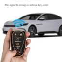 for Chevy Key Fob Cover, TPU Key Fob Case Cover Fits for Chevrolet Chevy Blazer Traverse Malibu Cruze Trax Equinox Trailblazer Bolt Camaro Car Accessories Smart Key Holder, Purple
