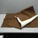 COSY HOMEER 48x20 Inch/30X20 Inch Kitchen Rug Mats Made of 100% Polypropylene 2 Pieces Soft Kitchen Mat Specialized in Anti Slippery and Machine Washable,Brown