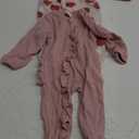 Baby Girl Footies Newborn Zipper Sleeper 2 Pack Ruffle Pajamas Romper Coming Home Outfit 52