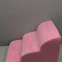 Dog Ramp and Stair for Bed 16" H-20 H,3-Step Cat Stair for Sofa and Chair,4-Step Dog Ramp for High Bed and Window,Durable Nonslip Fabric Cover for Indoor (Pink-16 H, Pet Friendly, 3)