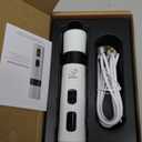 PleySyncz Silent Dog Nail Grinder, Cordless Grooming Pro Nail Grinder, USB Rechargeable Pet Nail Grinder, Painless Paws Grooming for Small Medium Large Dogs & Cats (2 Replacement Heads)