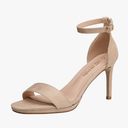 DREAM PAIRS Women's Ankle Strap High Stiletto Heels Pumps Heeled Sandals, Size -7