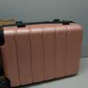 OLIXIS 20 Inch Carry-On Luggage, Hardside Suitcase with Spinner Wheels, Lightweight ABS Hard Shell Travel Luggage, TSA Approved Lock, Expandable Small Suitcase for Business & TravelPink