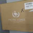 Pacific Coast Feather and Down Bed Pillows Standard Size Set of 2, Goose Feather and Down Hotel Pillow for Sleeping, Downproof, 3-Chamber, Medium Supportive, 100% Cotton Shell