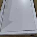 DWVO 8 Drawer LED Dresser, White Modern Chest of Drawers with Deep Storage, Tempered Glass Top & High-Gloss Finish, Stylish Organizer Cabinet for Living Room, Office Spaces