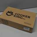 COOKER KING 2 Quart Stainless Steel Saucepan, Nonstick Sauce Pan, Ceramic Suce Pot with Tempered Glass Lid, Induction Pot Compatible with All Cooktops, Dishwasher & Oven Safe (PFAS/PFOA/PTFE Free)