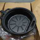 Capri Tools CP21021 Portable Oil Drain Pan, Anti-Freeze, Black