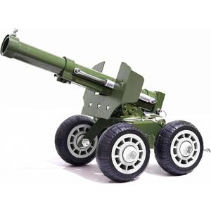 Stainless Steel Mini Cannon Model 24 Inches 13 lbs  A Colossal Firecracker Launcher with Adjustable Angle, Perfect for Celebrations, Outdoor Display, and Collectors Showcase