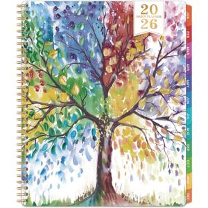 2026 Daily Planner - Appointment Book 2026, 9'' x 11'', Hourly Planner 2026, Jan.2026 - Dec.2026 with Coated Inner Tabs