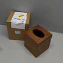 ALELION Tissue Box Cover Square  Acacia Wood Tissue Box Holder for Tabletop Night Stands Bathroom Office  Decorative Facial Cube Tissue Box Cover for Modern Farmhouse Decor