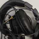 PUPGSIS Over Ear Headphones Wired: Studio Monitor Headphones - Professional 40kHz Hi-Res DJ Stereo Headphones - 1/4 to 3.5mm Audio Jack for Recording/Mixing/Podcast/Guitar/Piano (Black)