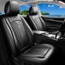 for Nissan Rogue 2008-2027 Custom Fit Car Seat Covers, Black