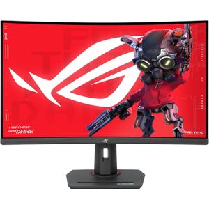 ASUS ROG Strix 32 1440P USB-C Curved HDR400 Gaming Monitor (XG32WCMS) - QHD (2560x1440), 280Hz, 1ms, Fast VA, Extreme Low Motion Blur Sync, DisplayWidget, Tripod Socket, AI Gaming