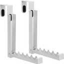 Coloch 2 Pack Over The Door Hanger for Cloth, Z-Shaped Cloth Drying Rack Space Saving Coat Hanging Hook 6 Ridges Towels Storage Hanger for Small Space, Bedroom, Bathroom