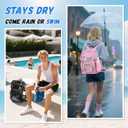 Large Clear Backpack Transparent Heavy Duty School Clear Bookbag See Through Bag Boys and Girls for College Work Travel Security, Semi Black