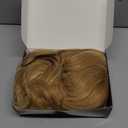 Long Curly Wavy Strawberry Blonde Highlights Natural Synthetic Hair Wigs with Bangs for Women Daily Wear, Cosplay, Halloween