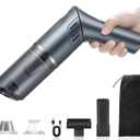 Cordless Car Vacuum Cleaner - Portable Handheld Vacuum with 90 Adjustable Handle,120W / 15000Pa Rechargeable Mini Dust Buster for Cars,Carpets and Pet Hair