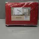 ANRODUO Christmas Red Velvet Curtains 84 Inches Long Blackout Thermal Insulated Soundproof Curtain Privacy Room Darkening Curtains Pinch Pleat Window Drapes for Bedroom Living Room Set of 2