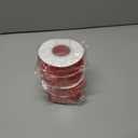 4 x 1 inch x 25 Yards Double Faced Red Polyester Satin Ribbon for Gift Wrapping,Wedding Decoration, Bows Making, Sewing, DIY Crafts