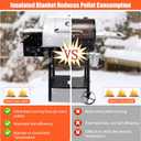 Grill Blanket for Pit Boss PB440D2 PB440FB1 Pellet Grill, 440D 440 Deluxe Ranch Hand 440TGR1, Insulation Blanket for Pit Boss 440 Series Grills, Smoker Cover Save a Lot of Pellet for Winter Cooking