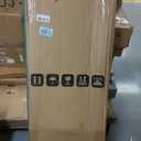 YITAHOME 3-Tier Large Folding Utility Cart w/Wheels(2 Brakes), 300lbs