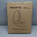 Elongated Toilet Seat with Built-in Toddler Seat, Soft Close Kids Toilet Seat Attachment, Ideal for Potty Training