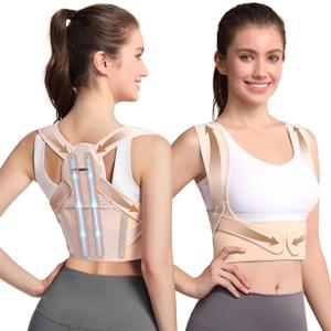 Fit Geno Posture Corrector for Women and Men: (XS/S Under Bust 26"-36")