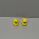 2 Pack Toilet Bolt Caps Decorative Toilet Bolt Screw Covers Ceramic Cute Bathroom Decor Fun Themed Gadgets Bathroom Replacement Parts (Yellow)
