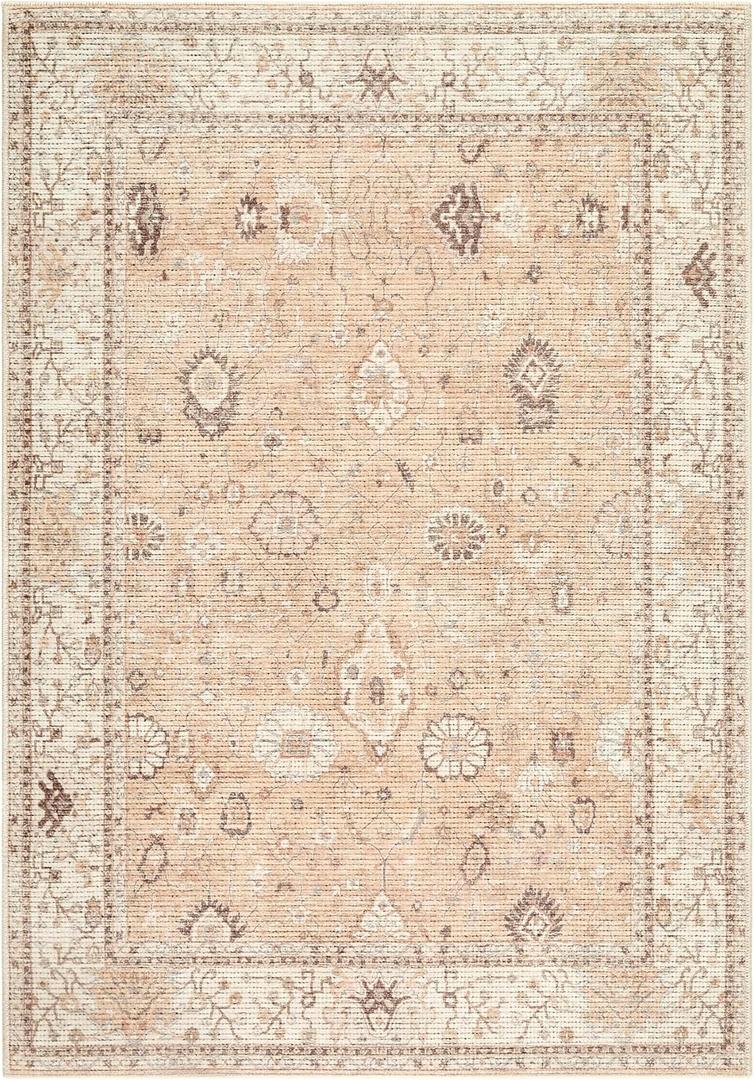 Livabliss x Becki Owens Davina Traditional Area Rug, 7'10" x 10', Rust