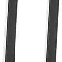 Angoily 2PCS Dustpan Lip Replacement Edge Strip for Dust Pan, Garbage Shovel Soft Pressure Design for Cleaning Floors and Corners Multi-functional Dustpan Lip Protector Insert Black