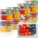 32 oz Disposable Food Containers with Lids, 50pk BPA Free Meal Prep for Salad, Dessert, Sandwich Noodles,Bento Box To Go 1000ml for Gym Office