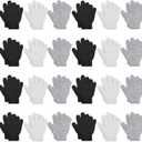 ONESING 24 Pairs Kids Gloves for Boys Girls Warm Toddler Knitted Winter Gloves Bulk Stretchy Warm Gloves for Children