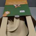 Decflow 10L Stainless Steel Dog Water Bowl, No Spill Anti-Splash Dog Bowls with XXL Silicone Mat, Spill-Proof Slow Feeder for Messy Drinkers, Heavy Duty Pet Bowls Indoor/Outdoor Use (Beige)