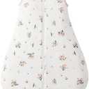 Duomiaomiao 1.5 TOG Baby Sleep Sack 100% Cotton Four Season Baby Wearable Blanket, Breathable Comfy Toddler Sleeping Sack, 2 Pieces