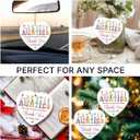 5 x Auntie Ornament 2025 - Auntie Christmas Ornament, Gifts for Aunt from Niece, Nephew for Aunts, Sister - Ceramic Ornaments Xmas Decoration Idea for Great Aunt