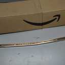 Aluminum T Molding Floor Transition Strip, T Moulding for Laminate Flooring Planks, Vinyl Floor Transition, Rubber Transition (3Pcs x 2.9ft x 0.8in, Matte Gold)