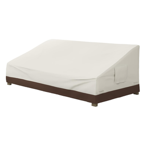 Amazon Basics 3 Seater Outdoor Couch and Patio Furniture Covers, Waterproof, Anti-UV, Durable, Beige/Tan Beige 