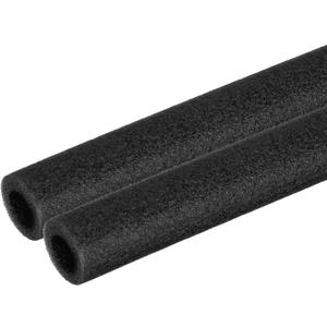 PATIKIL 2 Pcs Pipe Insulation Foam Tube, Heat Preservation Foam Pipe Tubing Covers 3/8" (10mm) ID x 3.3FT x 13/16" OD for Handle Heat Water Pipe Freeze Protection, Black