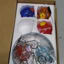 Charming Wind Chimes Hummingbird feeders - Outdoor Hanging, Ant & Bee Proof, Leak-Proof, Ideal Decor for Garden Outside (B)