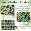 20"x20" (12P), Artificial Greenery Grass Wall Backdrop, UV-Anti | Faux Green Boxwood Panel for Patio Balcony Privacy, Green Hedge Ivy Fence Covering Privacy, Garden, Backyard Wall Home Decor
