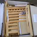 Dream On Me Jayden 4-in-1 Mini Convertible Crib And Changer in Natural, Greenguard Gold Certified, Non-Toxic Finish, New Zealand Pinewood, 1" Mattress Pad (A piece was cut off at the corner.
)