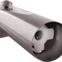 SENTO Slip On Nickel Universal Bathroom Tub Spout with Diverter, Durable Heavy Duty Metal Bathtub Faucet with Shower Diverter - 7 Inches 1/2" Copper Pipe, Satin Nickel