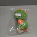 Interactive Snuffle Dog Toys, Squeaky Dog Toys for Puppy,Crinkle Dog Toy with Hiding Snack,Slow Feeder Treat Toy and Feeding Mats for Training,Dog Lick Mat Enhancement (Green)