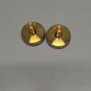 YOHOM Suction Cup Hooks for Shower Towel Holder Stainless Steel Vacuum Bathroom Shower Hook Suction Washcloth Hanger Kitchen Towel Rack for Robe Loofah Wreath Glass Door Window Wall Brushed Gold 2Pcs