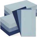 Whaline 150 Pcs Dusty Blue Guest Napkins 3 Colors Disposable Paper Napkins Multi-colored Hand Napkin Towel for Home Kitchen Bathroom Party Supplies Table Decor