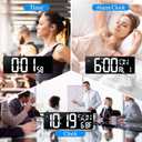 Large Digital Wall Clock with Remote Control 17.2" LED Large Display Timer with Temperature Date Week Auto DST Adjustable Brightness, Big Wall Alarm Clock for Living Room Office Garage Gym Seniors